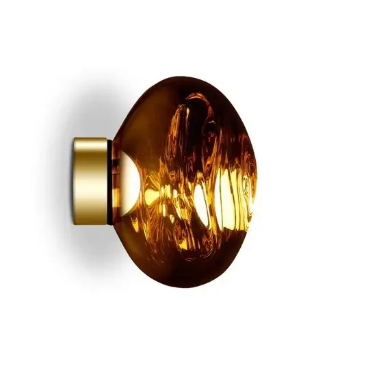 Melt Surface LED Aplique de Pared Mini Gold – Tom Dixon