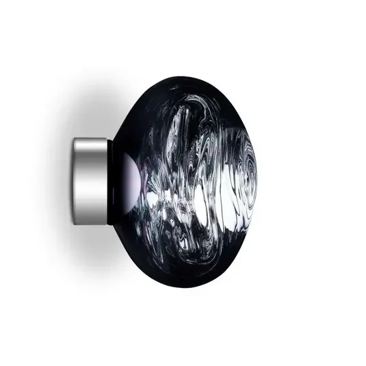 Melt Surface LED Aplique de Pared Mini Smoke – Tom Dixon