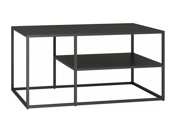Mesa de centro de salón rectangular Solund 45 x 90 x 60 cm negro 03_0008514