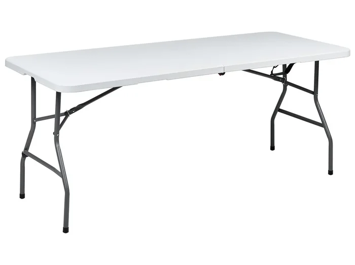 Mesa de jardín CUGNOLI 180 cm 74 cm Blanco