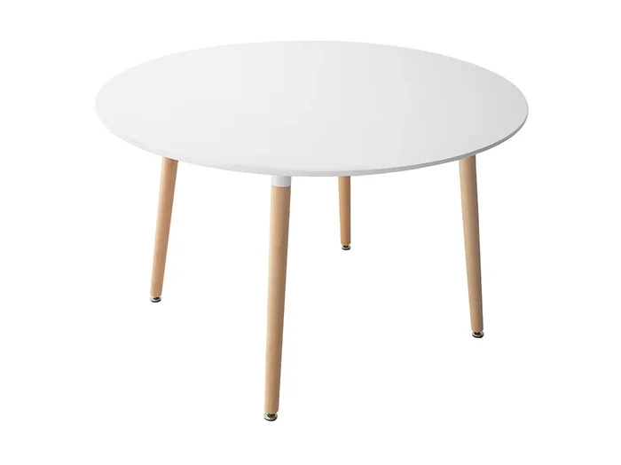 Mesa redonda 120cm blanca MARTHA
