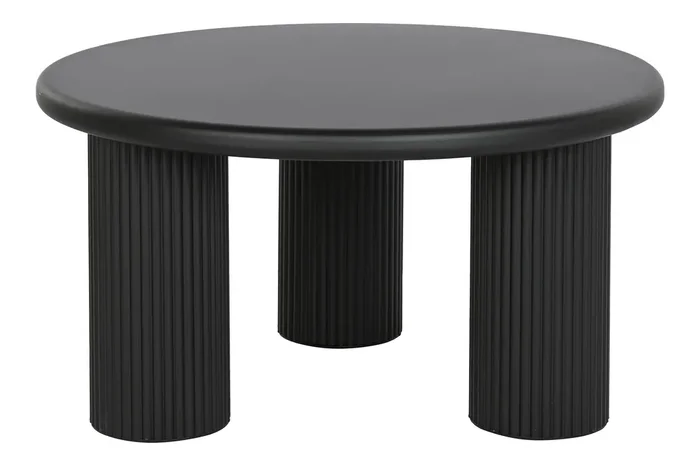Mesita Auxiliar Metal 75X75X40 Negro