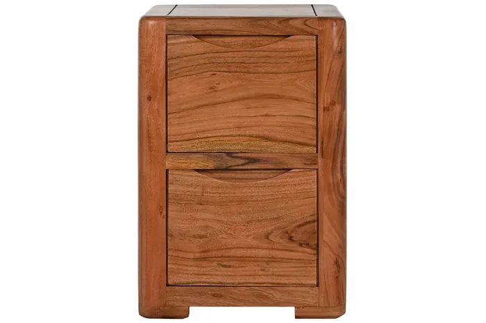 Mesita De Noche Acacia 40X40X60 Marron