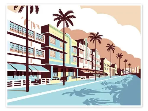 Miami Oceandrive de Remko Heemskerk 1x