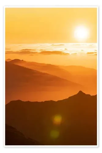 Montaña Pico Ruivo al atardecer de Roberto Sysa Moiola