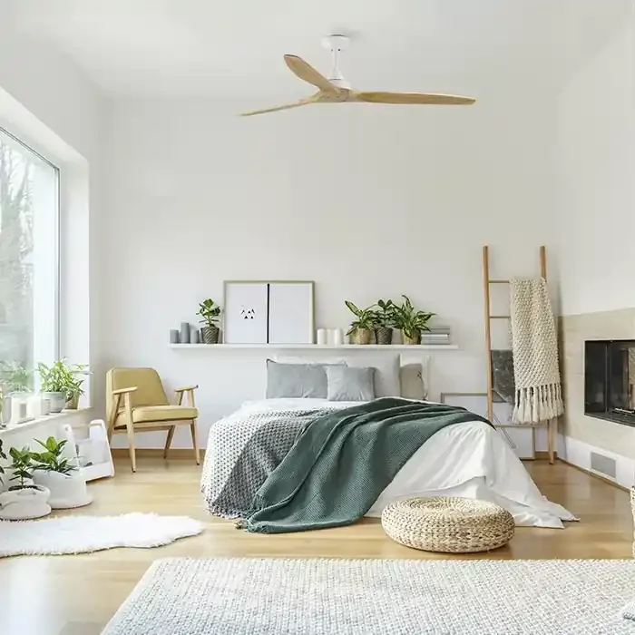 MORELOS L Ventilador sin luz blanco Ø152