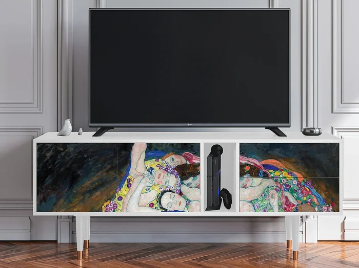 Mueble de TV – 170х69х48 cm – T1 – The Maiden by Klimt, Blanco