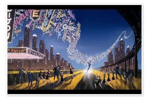 Neon symphony de Robert Hoppe World Art Group