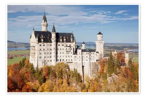 Neuschwanstein en otoño I de Tobias Richter