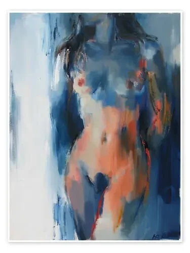 Nude in blue de Nelina Trubach-Moshnikova