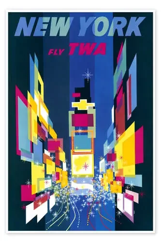 Nueva York, Fly TWA de William P. Gottlieb/LOC Science Source