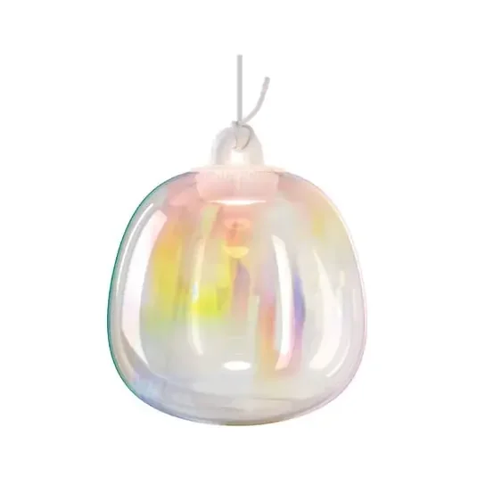 Oblò Lámpara Colgante Small 3000K Rainbow/Blanco – Lodes