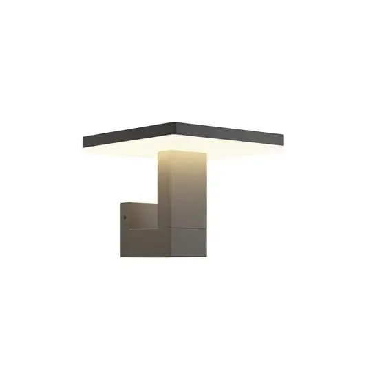 Olesia Aplique Pared Exterior Dark Grey/Opal – Lucande
