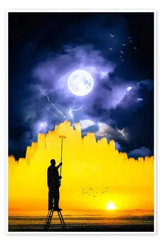 Painter who repaints night into day de Gen Z