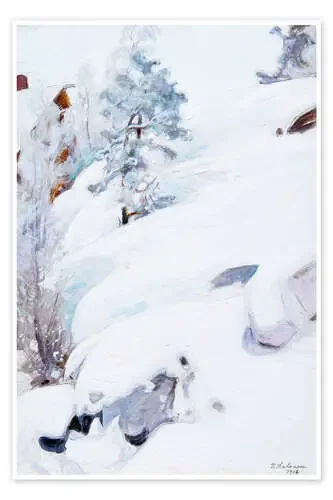 Paisaje de invierno, 1908 de Pekka Halonen Master Collection