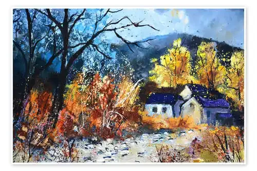 Paisaje otoñal de Pol Ledent