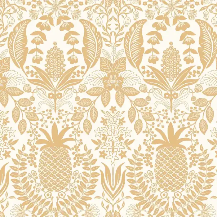 Papel pintado Pineapple Damask Rifle Paper Co.