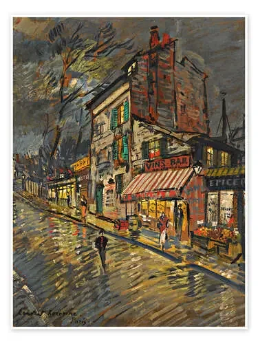 Paris in the Moonlight de Konstantin Alexejewitsch Korovin Nook Vintage Archive