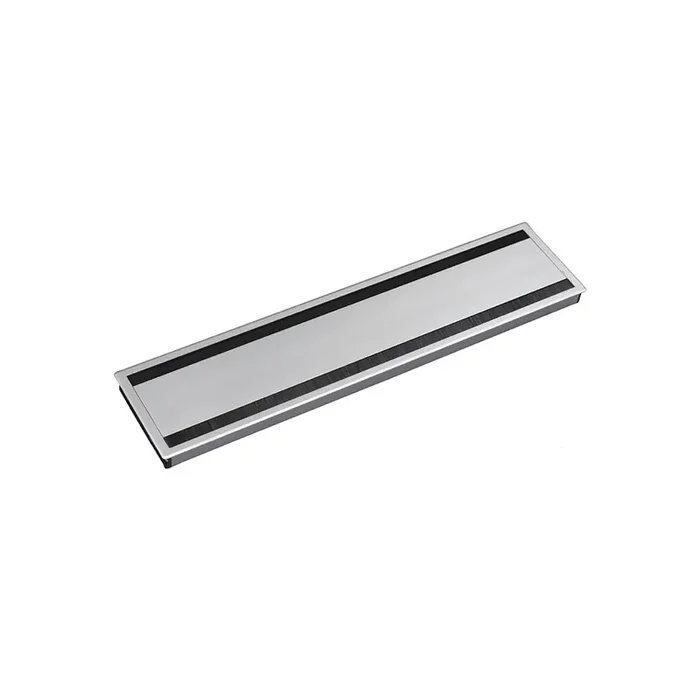 PASACABLE MODELO KEISI CON TAPA REVERSIBLE ACABADO GRIS