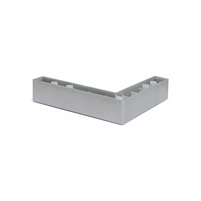 PATA PLASTICO SENKA 180×180 H40mm CROMO RAL