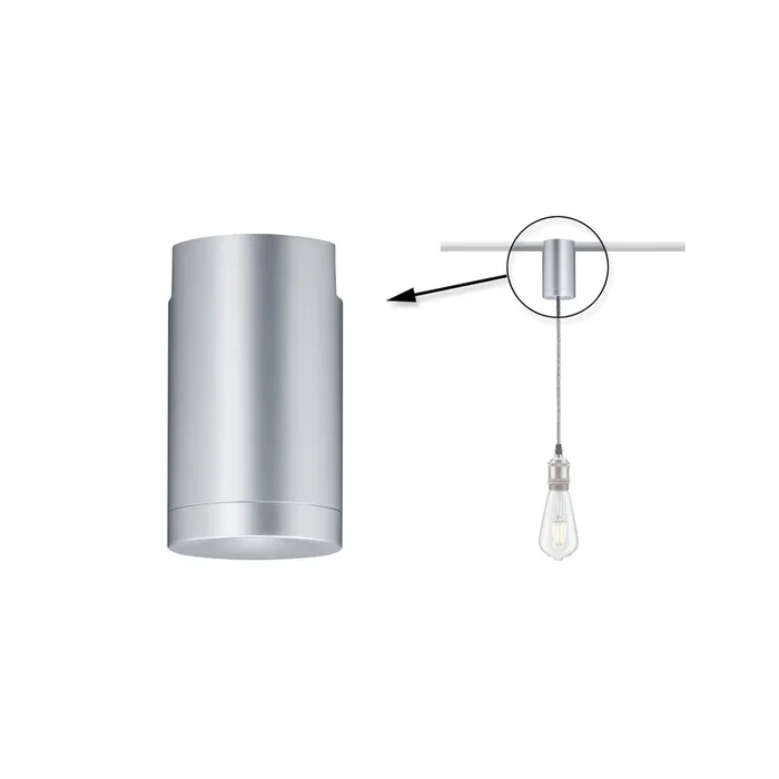 Paulmann URail adaptador colgante 100W cromo