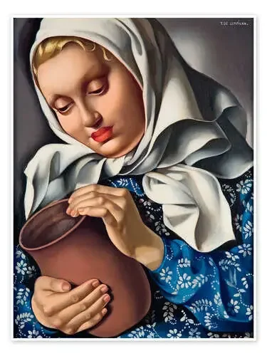 Peasant with a Pitcher, 1937 de Tamara de Lempicka