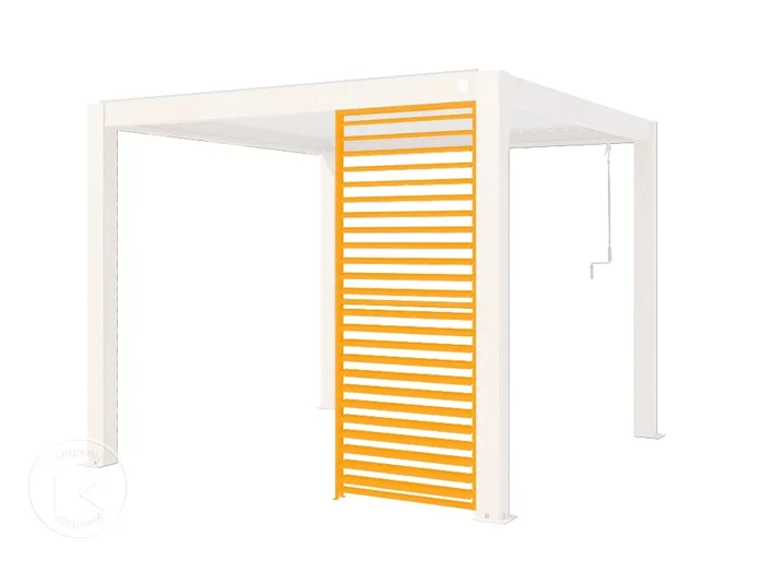 Persiana de lamas regulables de 1 piezas para Pérgola Deluxe, antracita
