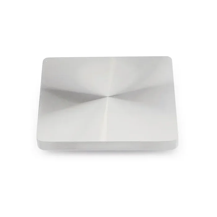 PLACA CR PARA INSERTAR CON QUARON PARA MESAS DE CRISTAL DE 80×80