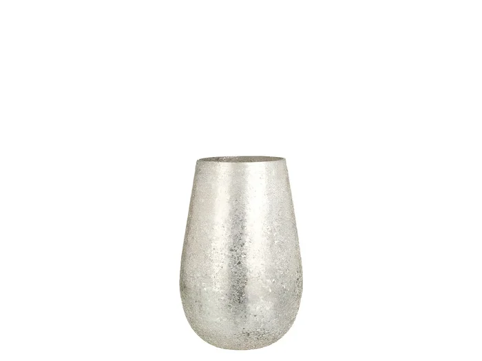Portavelas de vidrio dorado 175x175x265cm