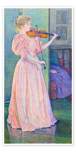 Portrait of the violinist Irma Sethe, 1894 de Theo van Rysselberghe Bridgeman Images