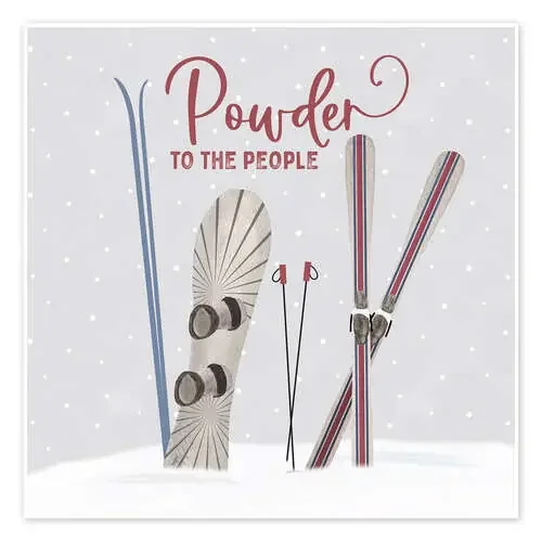 Powder To The People de Lisa Audit Roaring Brook Art