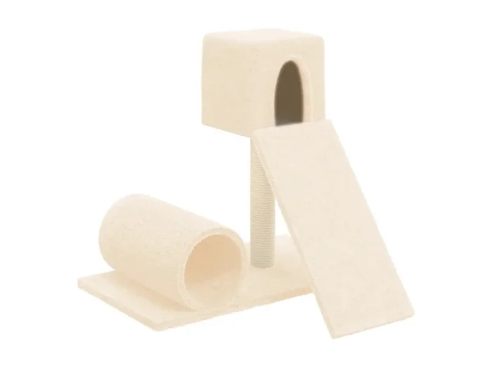 Prolenta Premium – Rascador para gatos con postes de sisal color crema 59 cm