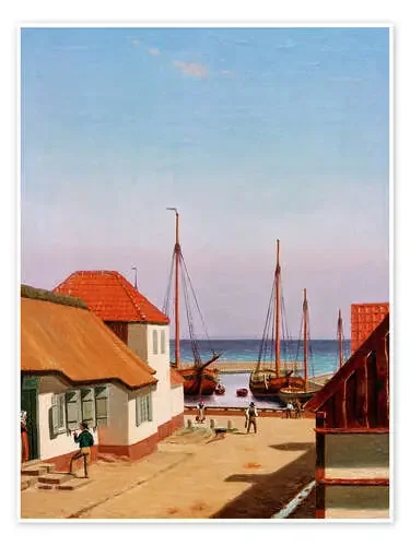 Puerto Dragoer de Christoffer Wilhelm Eckersberg akg-images