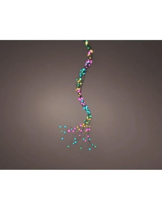 Racimo microleds para arbol, luz fija, 408 leds, multicolor pastel.lumineo 8720194662106 72639 LUMINEO