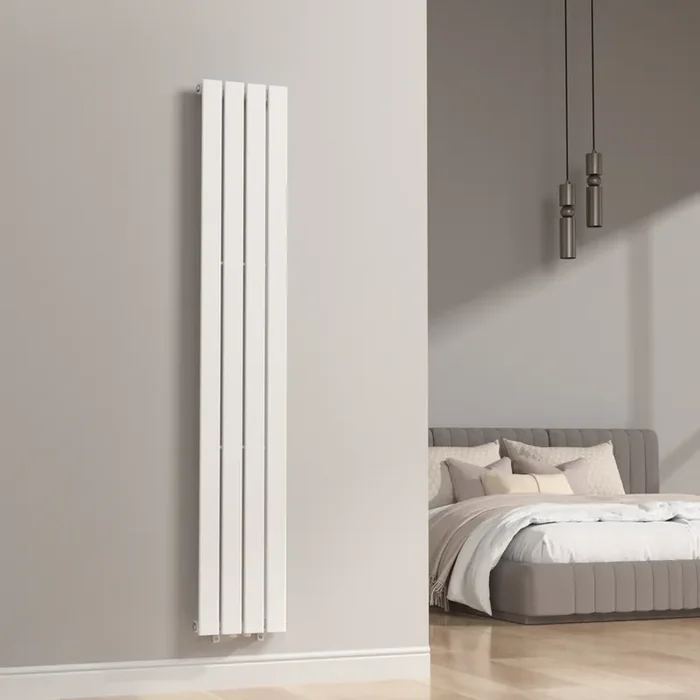Radiador de panel Nore de Diseño monocapa plano acero 180×30 cm – Blanco [neu.haus]