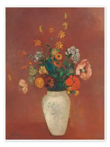 Ramo de flores en un jarrón chino de Odilon Redon Master Collection