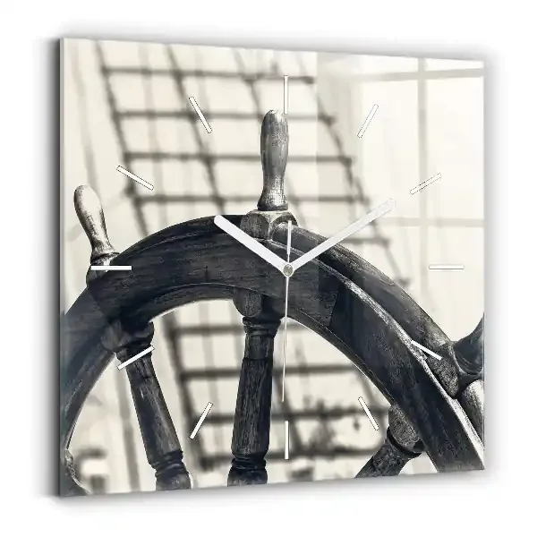 Reloj cuadrado Barco antiguo