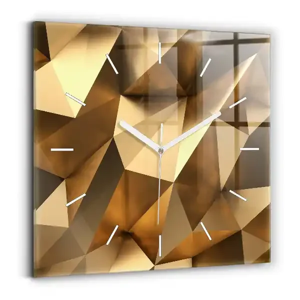 Reloj cuadrado Textura geométrica