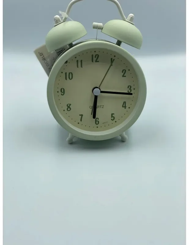 Reloj despertador vintage verde agua 9*11cm
