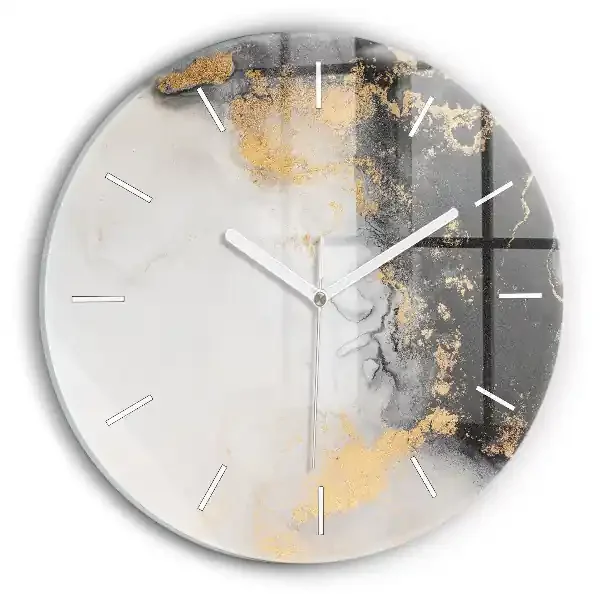 Reloj redondo pared Mármol artístico