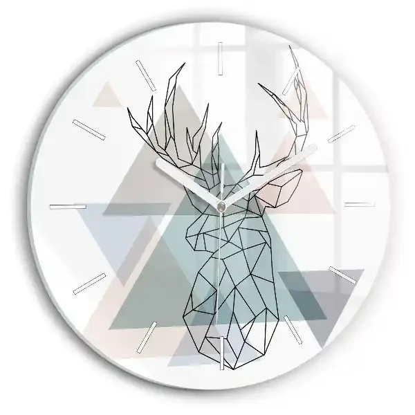 Reloj redondo pared Reno estilo escandinavo
