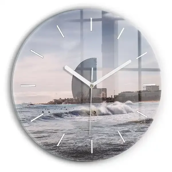 Reloj redondo pared Surfista en Barcelona