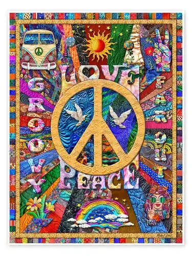 Retro Hippy Quilt de Michael Fishel