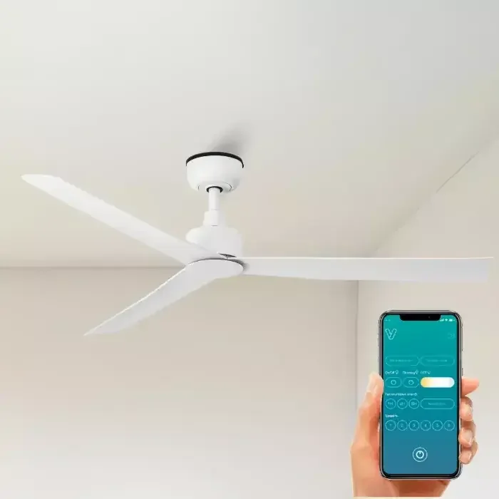 RIVER Ventilador blanco para exterior Ø125cm wifi