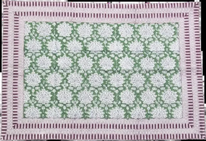 rozablue Mantel Individual, 2 uds., Breezy Green