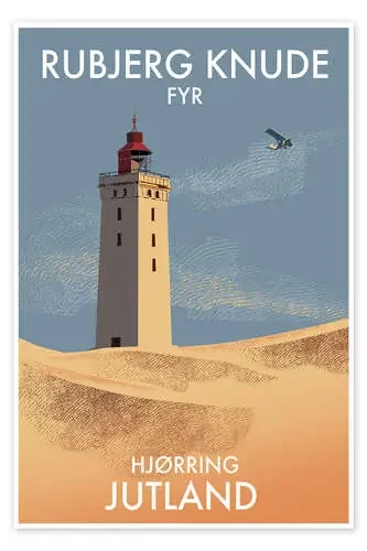 Rubjerg Knude Fyr, Jutland, Denmark de Roger O’Reilly