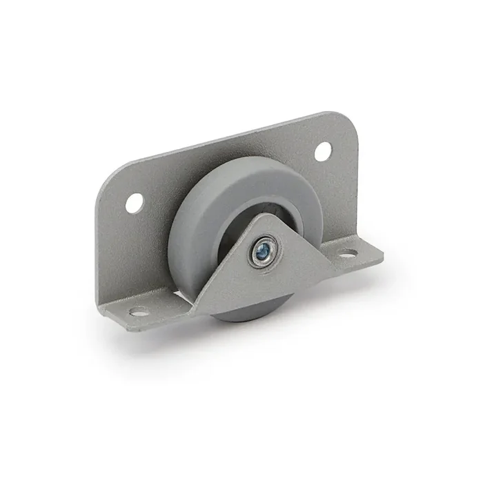 RUEDA PEBERA KIOTO ARO DE GOMA GRIS Ø40 T19 PARA TABLERO DE 19mm.