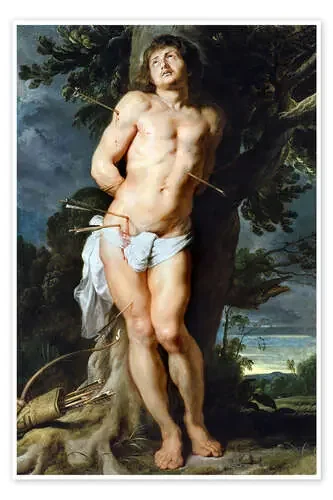 Saint Sebastian, 1618 de Peter Paul Rubens Heritage Images