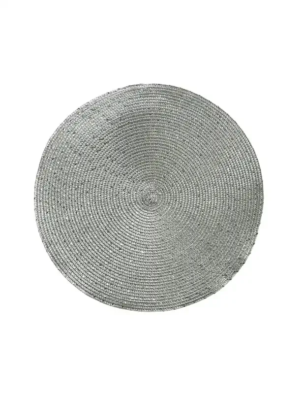 Salvamantel color plata redondo, ø38×0,2cm. basics 8720093999518 72643 BASICS