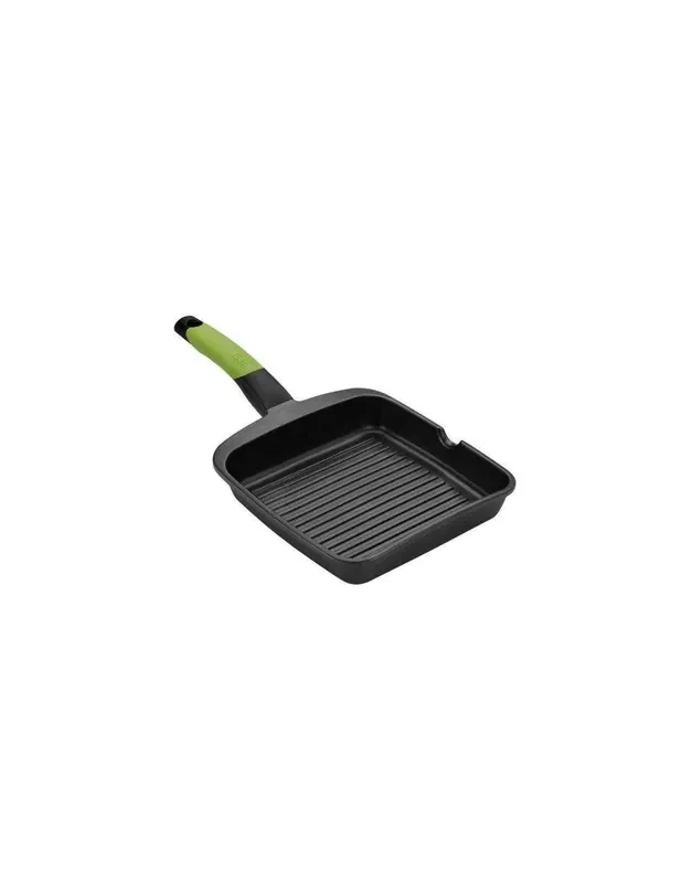 Sarten grill Bra PRIOR VERDE A121457, CON RAYAS 28